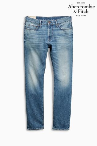 Abercrombie & Fitch Mid Wash Skinny Fit Jean
